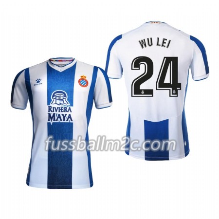 Fußballtrikots RCD Espanyol Wu Lei 24 Heim Trikotsatz 2019-2020 Fußballtrikots RCD Espanyol Wu Lei 24 Heim Trikotsatz 2019-2020